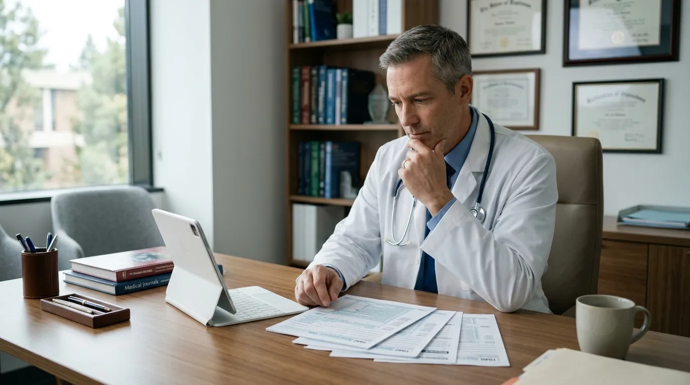 Médico terá que escolher como pagar IBS e CBS em setembro de 2026 analisando planejamento tributário no consultório.